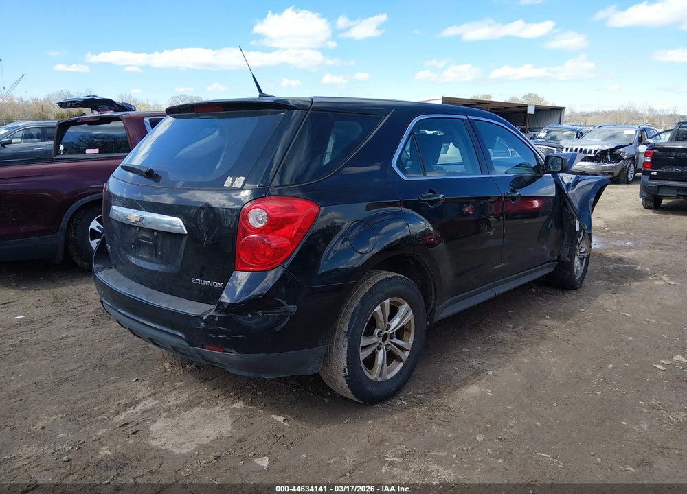 2012 CHEVROLET EQUINOX LS VIN: 2GNALBEK6C1332249