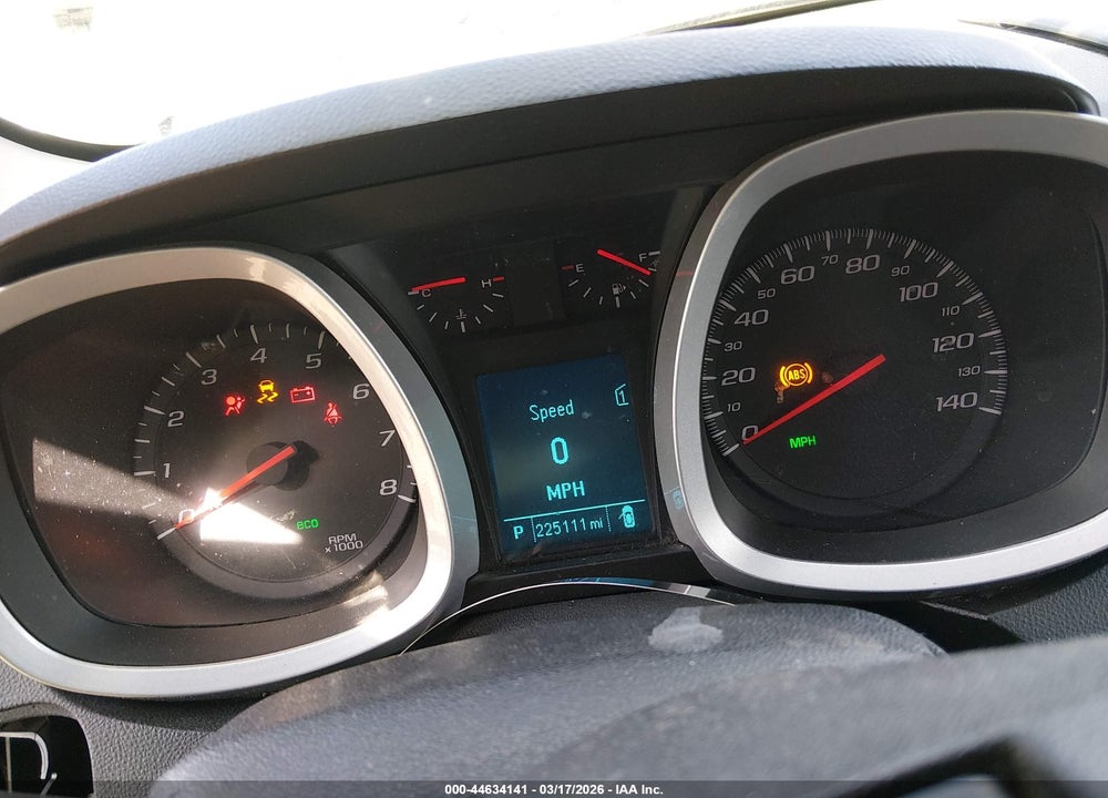 2012 CHEVROLET EQUINOX LS VIN: 2GNALBEK6C1332249