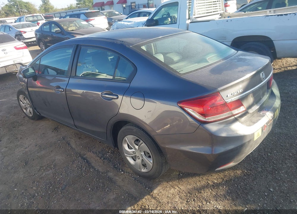 2014 HONDA CIVIC LX VIN: 19XFB2F57EE049360