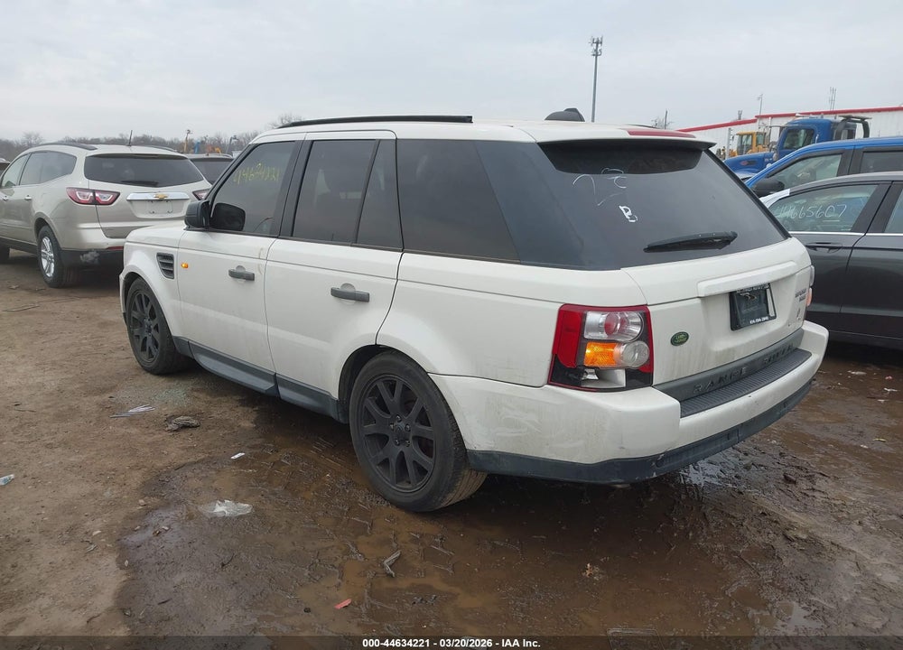 2008 LAND ROVER RANGE ROVER SPORT HSE VIN: SALSK254X8A174893