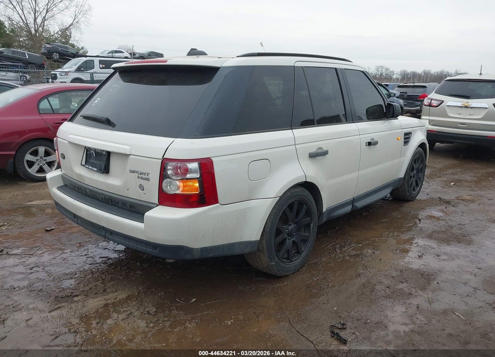 2008 LAND ROVER RANGE ROVER SPORT HSE VIN: SALSK254X8A174893