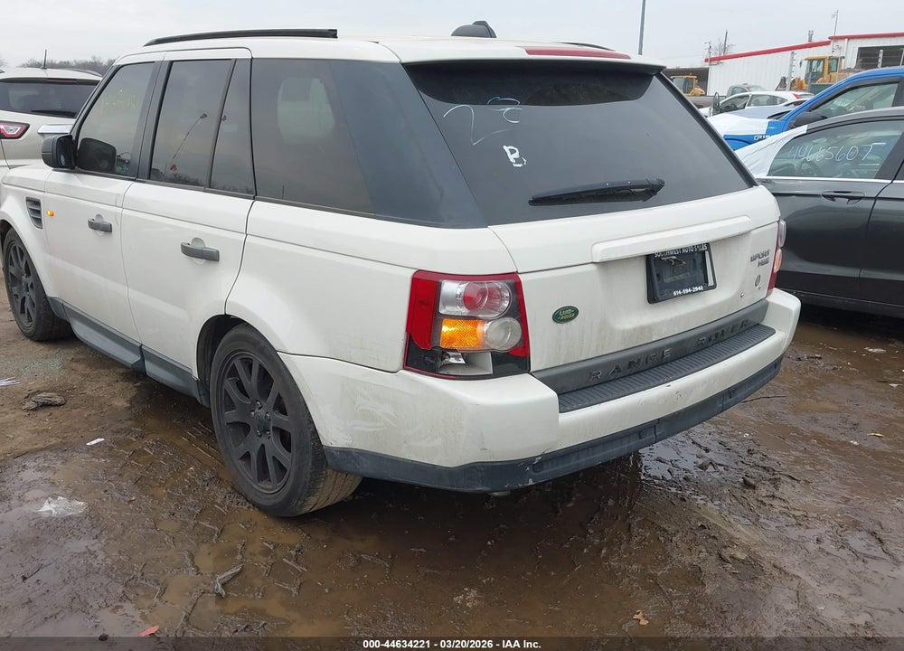 2008 LAND ROVER RANGE ROVER SPORT HSE VIN: SALSK254X8A174893