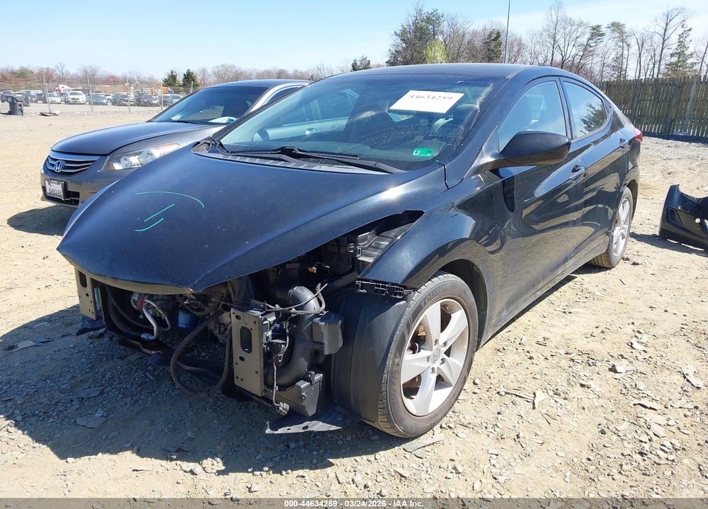 2013 HYUNDAI ELANTRA GLS VIN: 5NPDH4AE6DH373693