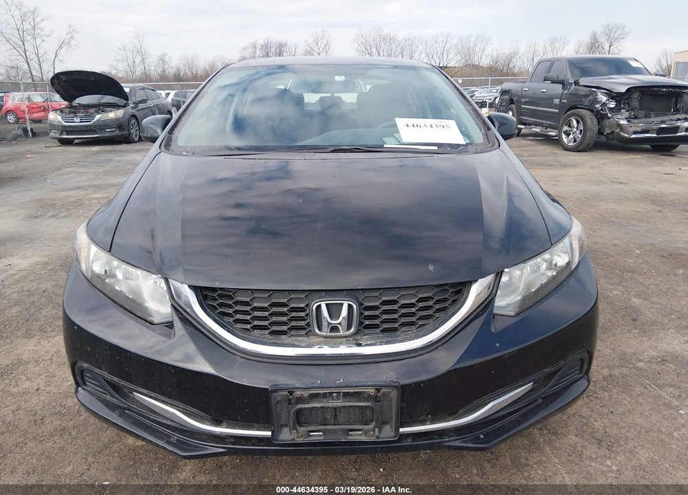 2013 HONDA CIVIC LX VIN: 19XFB2F57DE016258