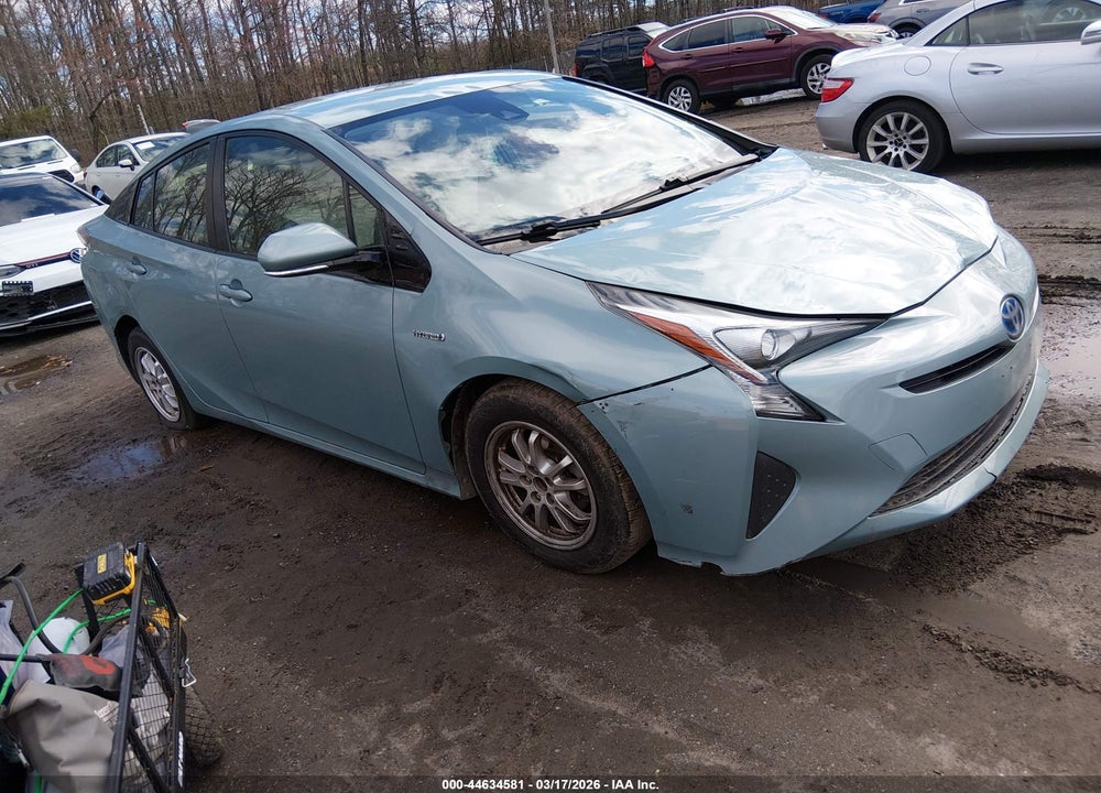 2017 TOYOTA PRIUS THREE VIN: JTDKARFUXH3030816