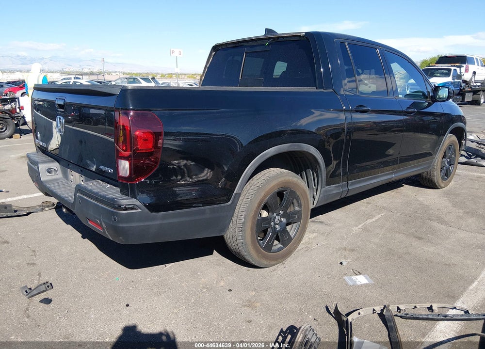 2017 HONDA RIDGELINE BLACK EDITION VIN: 5FPYK3F8XHB021339