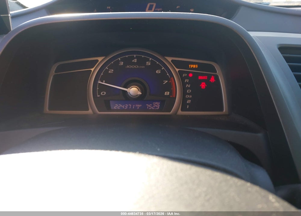 2009 HONDA CIVIC LX VIN: 2HGFA165X9H348897