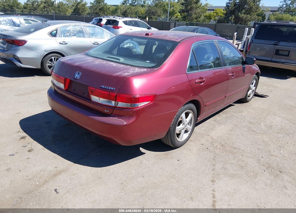 2004 HONDA ACCORD 2.4 EX VIN: 1HGCM55854A136090