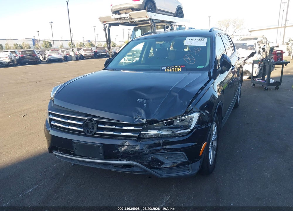 2019 VOLKSWAGEN TIGUAN 2.0T S VIN: 3VV0B7AX2KM026891