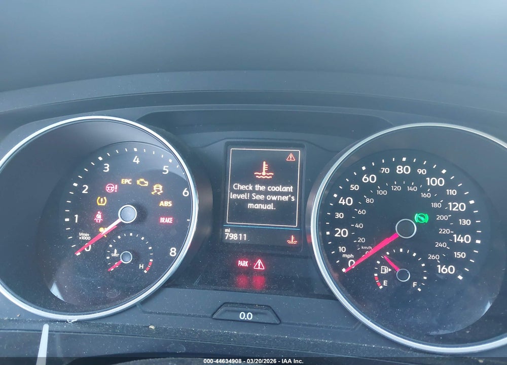 2019 VOLKSWAGEN TIGUAN 2.0T S VIN: 3VV0B7AX2KM026891