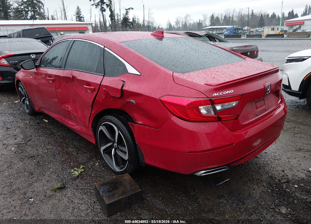 2018 HONDA ACCORD SPORT VIN: 1HGCV1F30JA094593