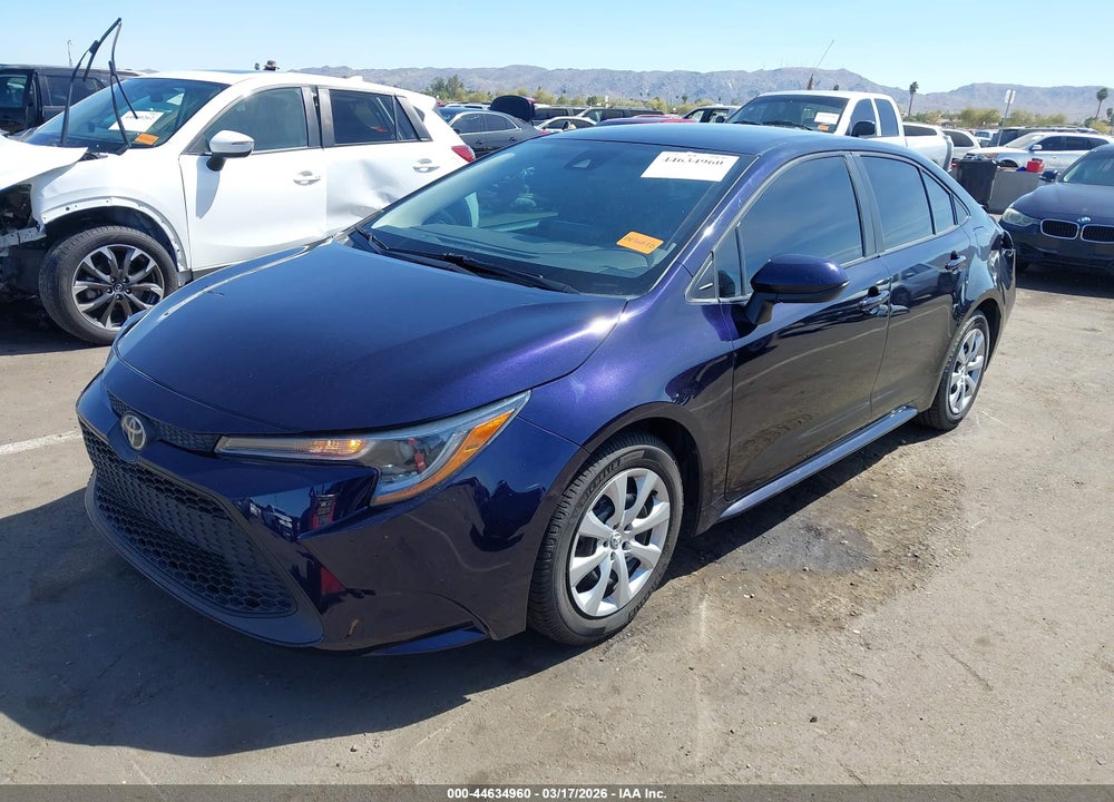2022 TOYOTA COROLLA LE VIN: 5YFEPMAE3NP347242