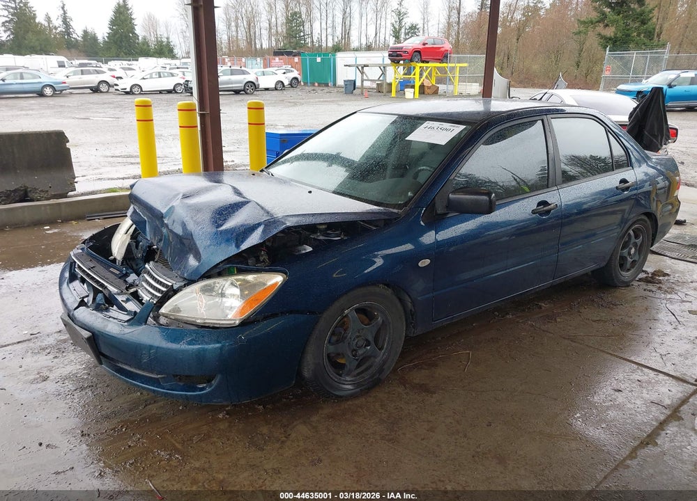 2007 MITSUBISHI LANCER ES VIN: JA3AJ26E37U017618