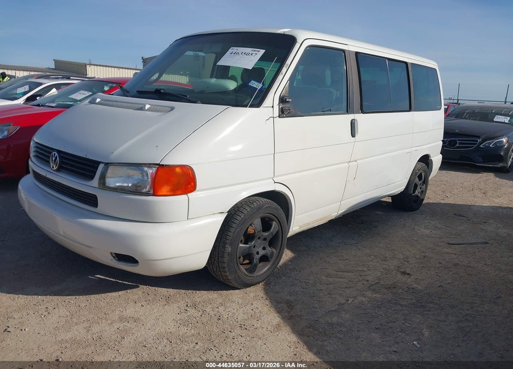 2001 VOLKSWAGEN EUROVAN MV VIN: WV2MB47051H153048