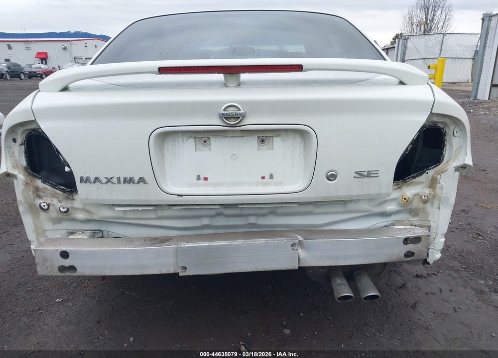 2002 NISSAN MAXIMA SE VIN: JN1DA31A52T314643