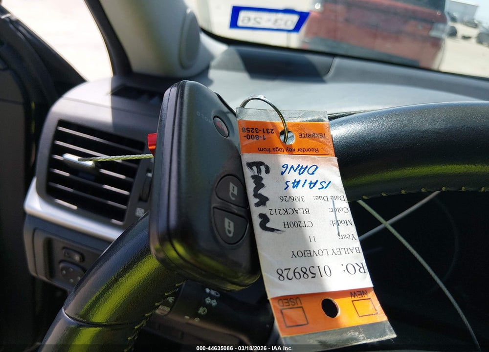 2011 LEXUS CT 200H PREMIUM VIN: JTHKD5BHXB2045286