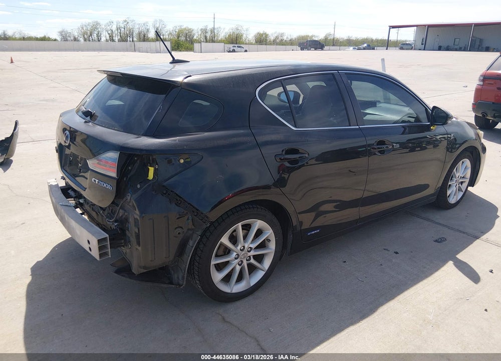 2011 LEXUS CT 200H PREMIUM VIN: JTHKD5BHXB2045286