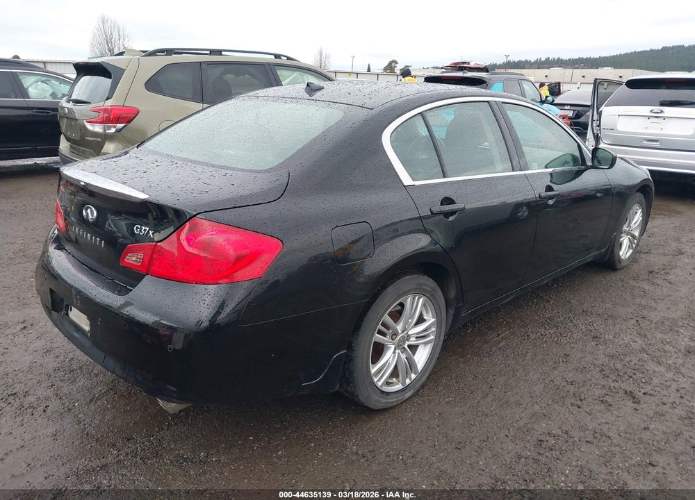 2010 INFINITI G37X VIN: JN1CV6AR1AM452308