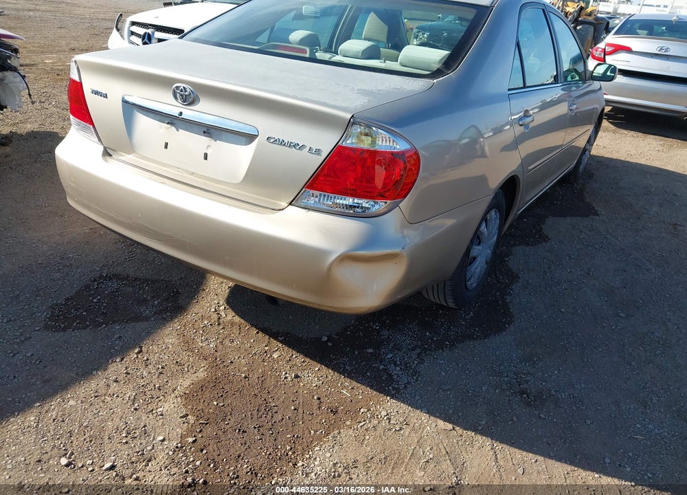 2006 TOYOTA CAMRY LE VIN: 4T1BE32K46U105535