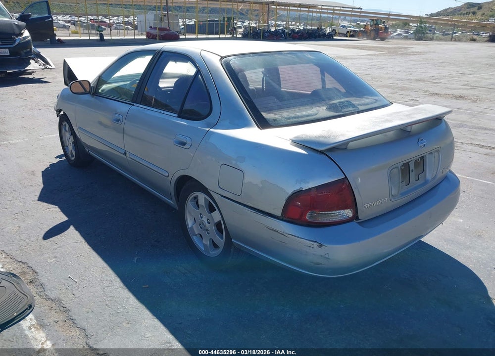 2003 NISSAN SENTRA GXE VIN: 3N1CB51D13L800662