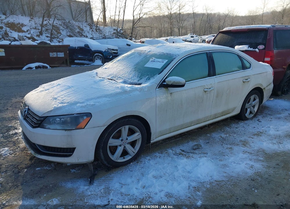 2013 VOLKSWAGEN PASSAT 2.5L SE VIN: 1VWBP7A36DC117850
