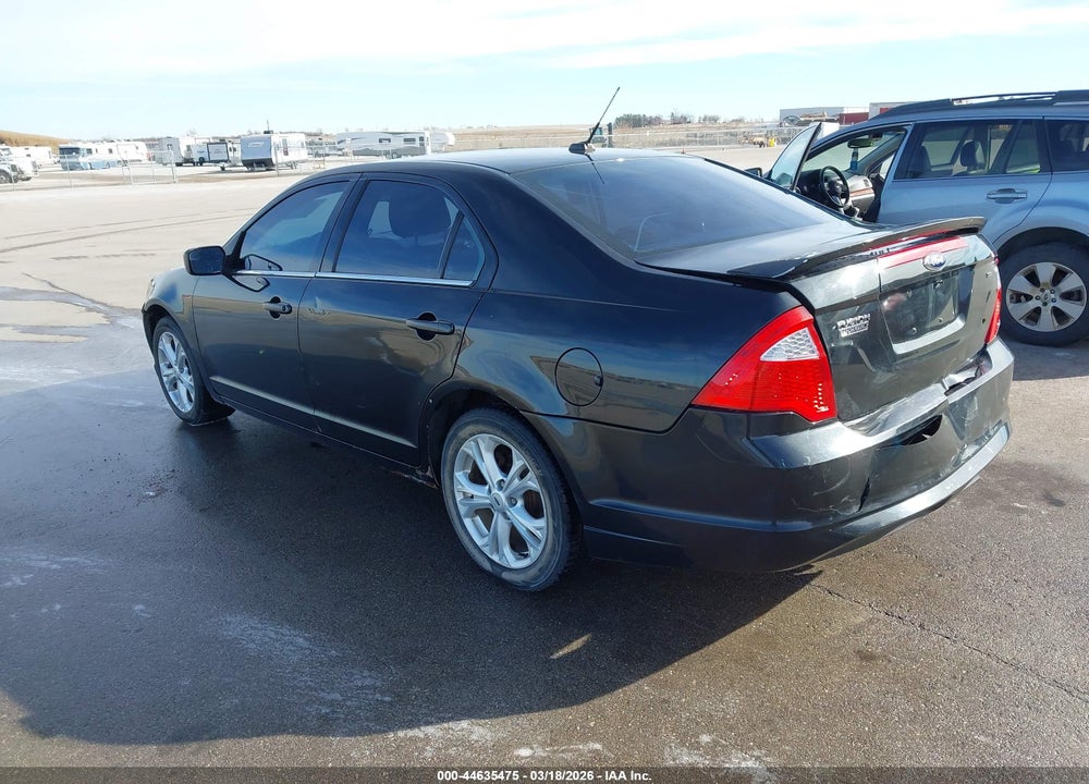 2012 FORD FUSION SE VIN: 3FAHP0HA8CR366360