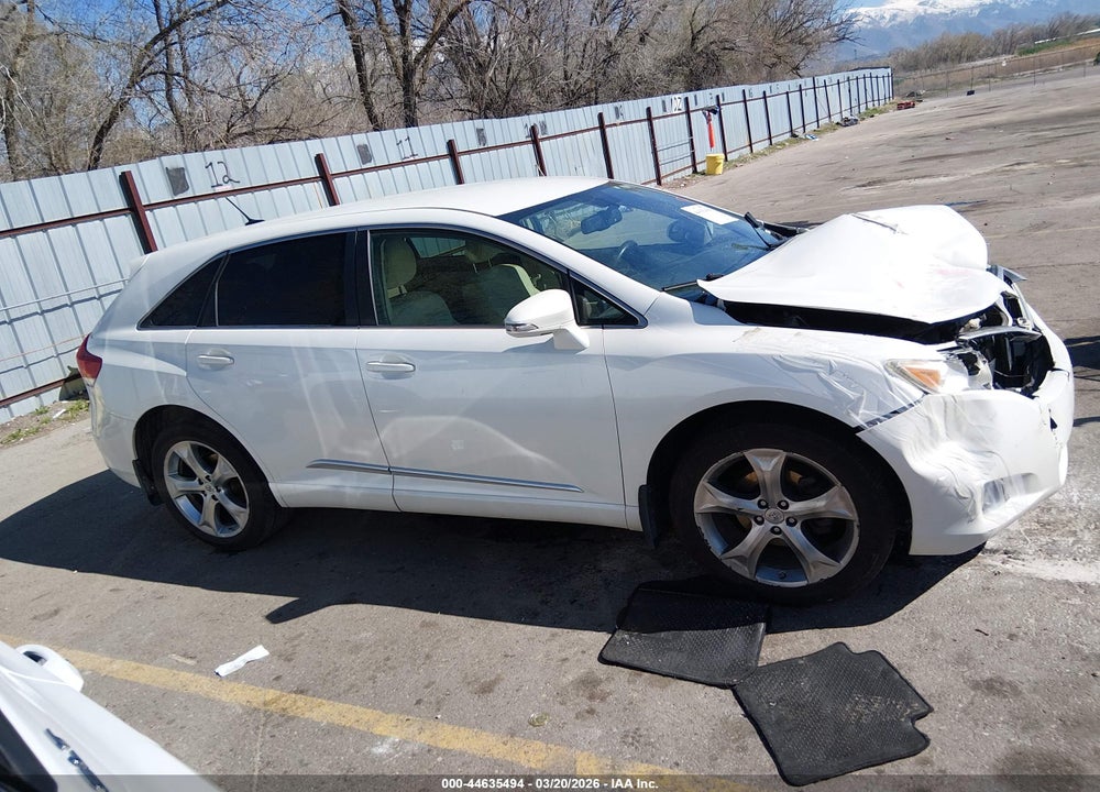 2013 TOYOTA VENZA LE V6 VIN: 4T3BK3BBXDU074157