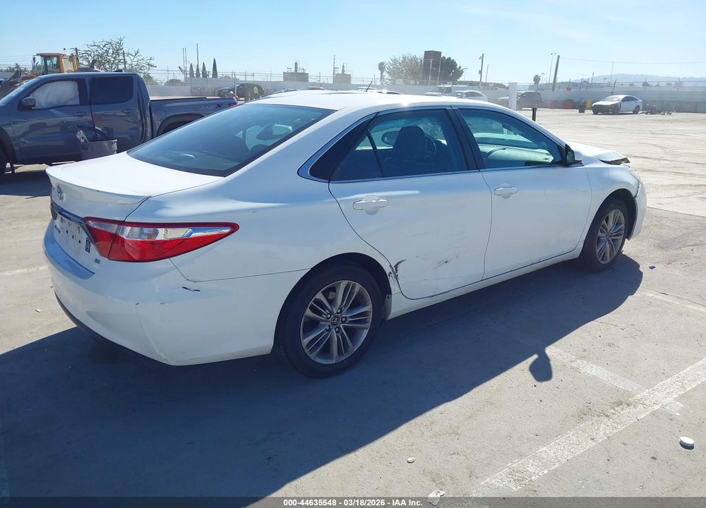 2016 TOYOTA CAMRY SE VIN: 4T1BF1FK7GU591688