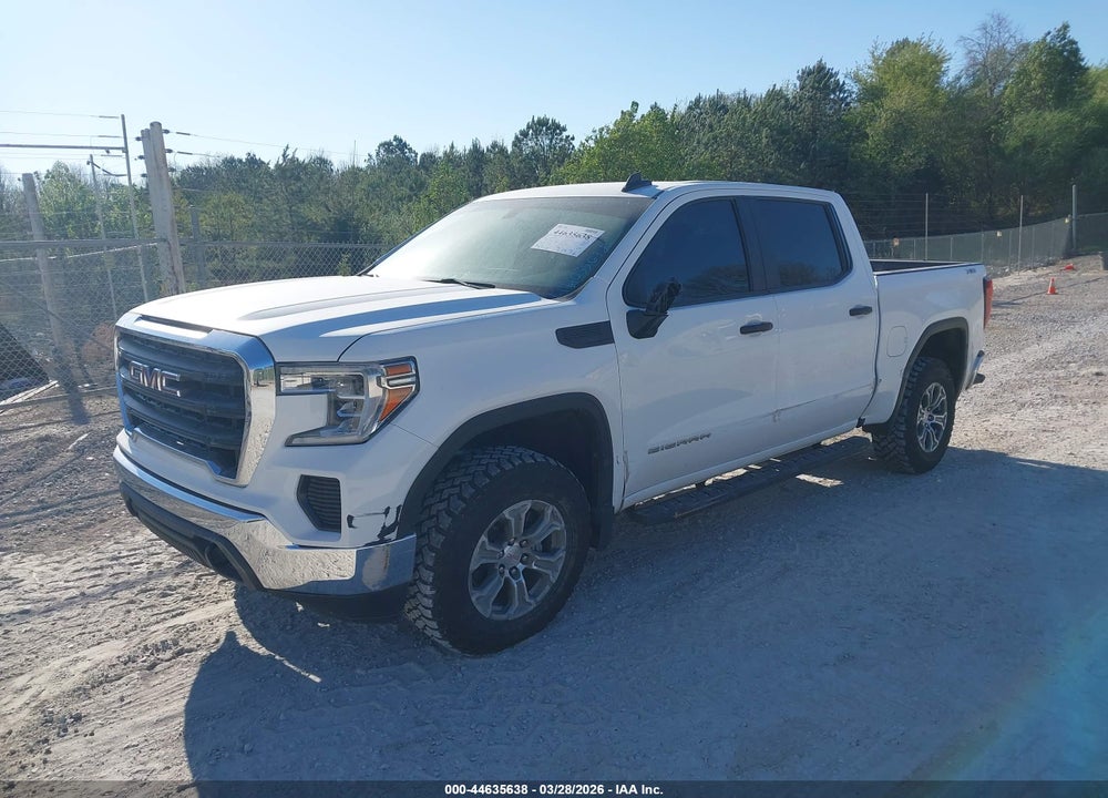 2021 GMC SIERRA 1500 4WD  SHORT BOX VIN: 3GTU9AEF2MG278264
