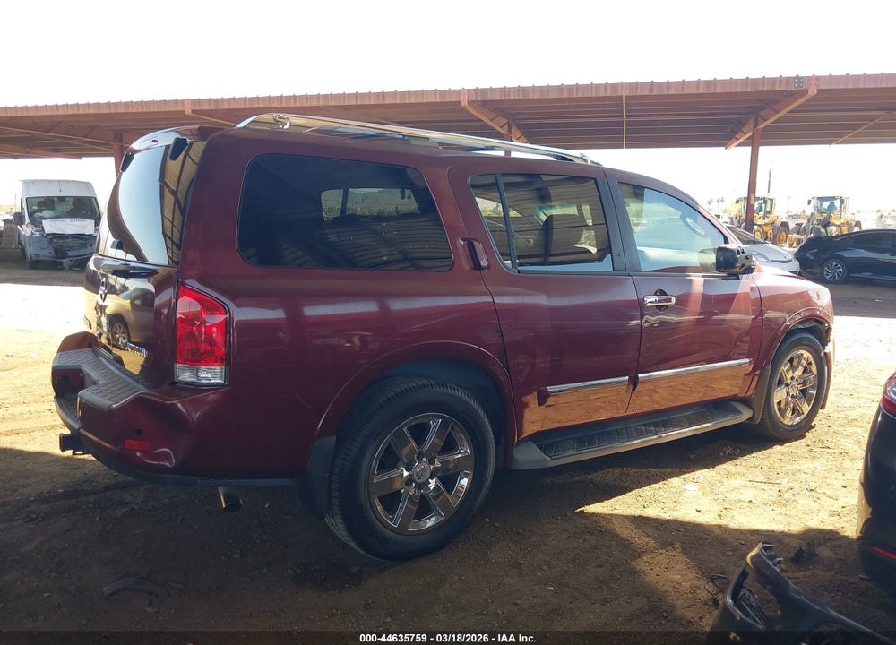 2011 NISSAN ARMADA PLATINUM VIN: 5N1AA0NF6BN600604