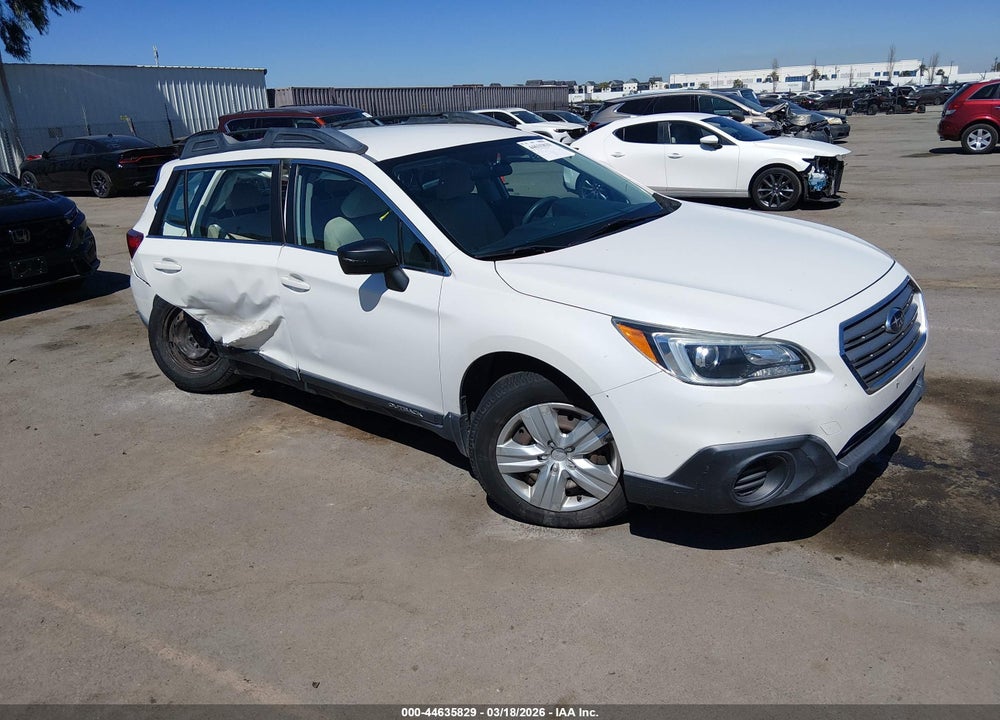 2015 SUBARU OUTBACK 2.5I VIN: 4S4BSAAC6F3314756