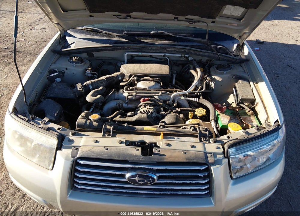 2007 SUBARU FORESTER 2.5X VIN: JF1SG63647H744855