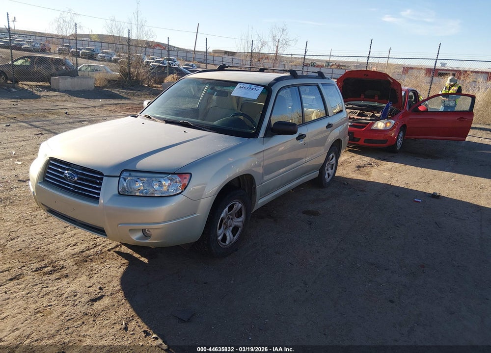 2007 SUBARU FORESTER 2.5X VIN: JF1SG63647H744855