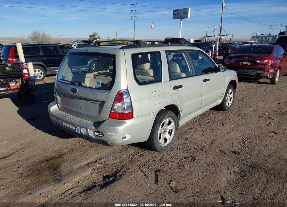 2007 SUBARU FORESTER 2.5X VIN: JF1SG63647H744855