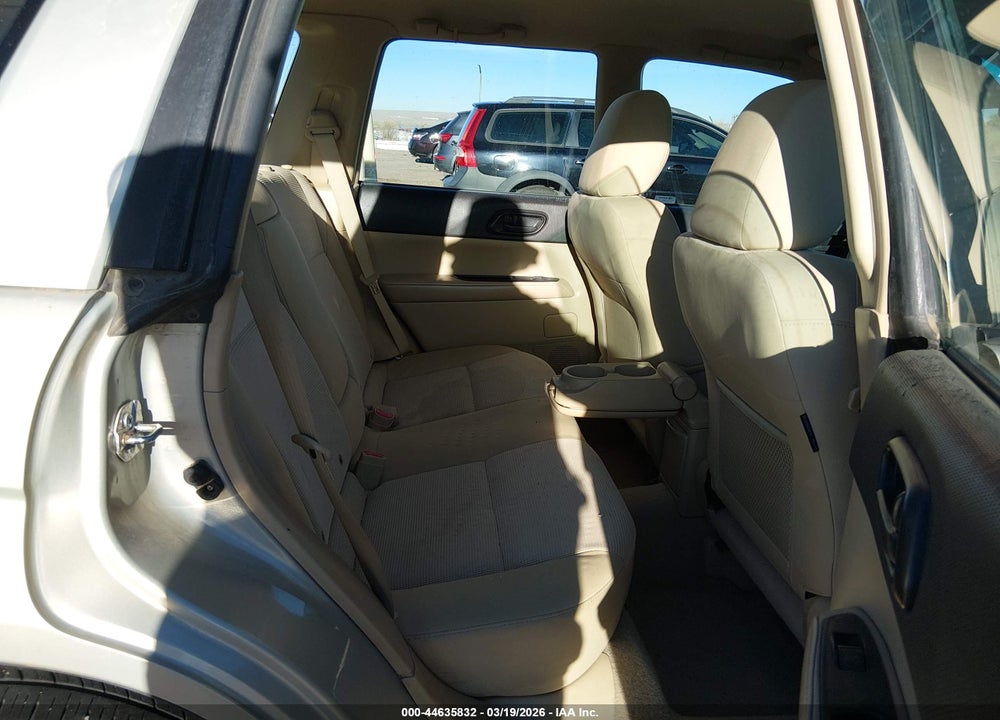 2007 SUBARU FORESTER 2.5X VIN: JF1SG63647H744855