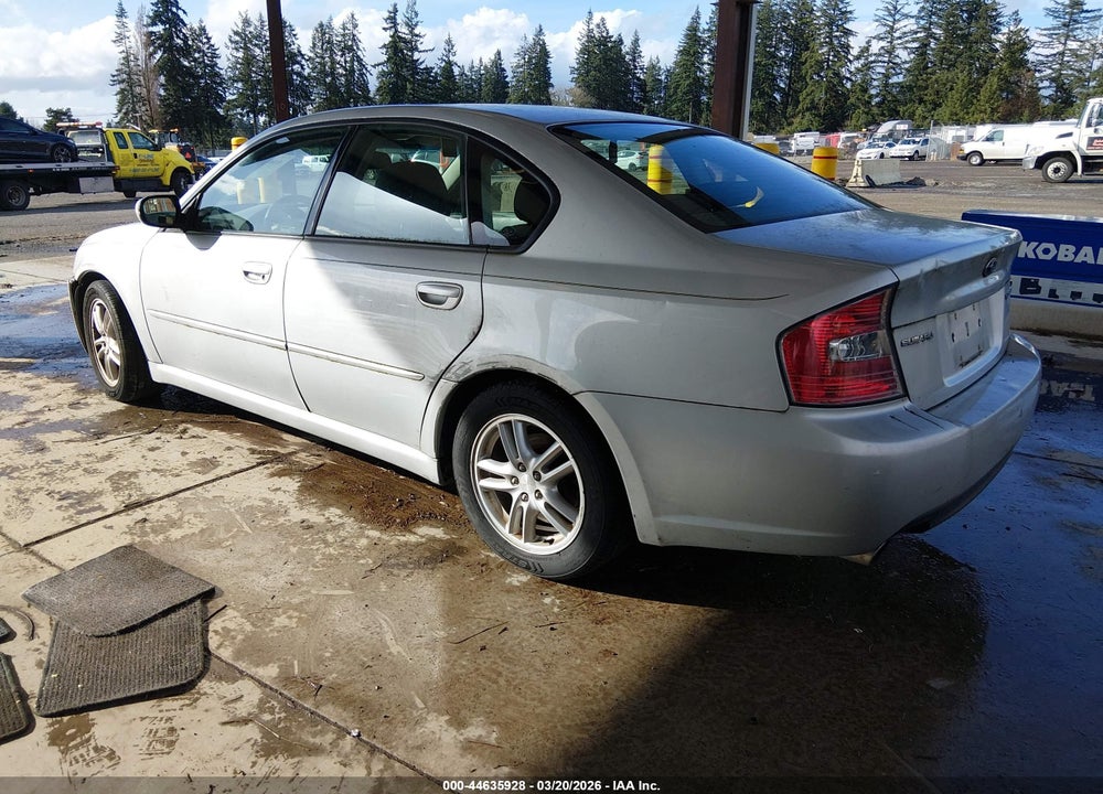 2005 SUBARU LEGACY 2.5I VIN: 4S3BL616557229651