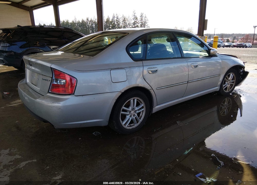 2005 SUBARU LEGACY 2.5I VIN: 4S3BL616557229651