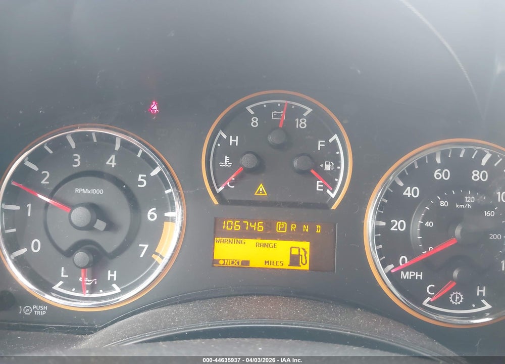 2012 NISSAN TITAN SL VIN: 1N6BA0ED9CN311495