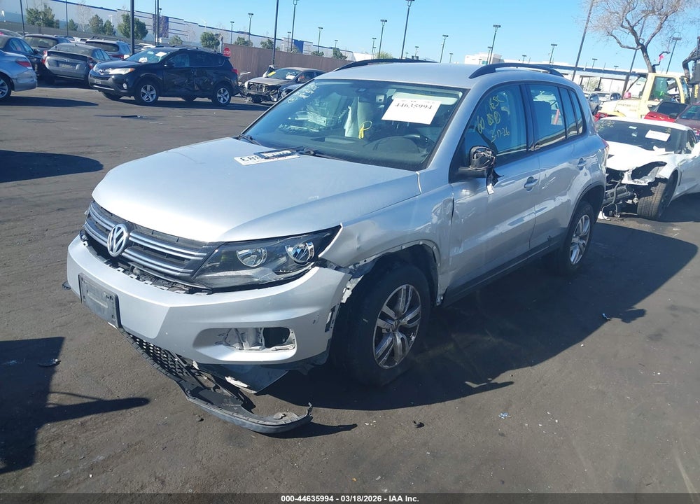 2017 VOLKSWAGEN TIGUAN 2.0T/2.0T S VIN: WVGAV7AX6HK020078