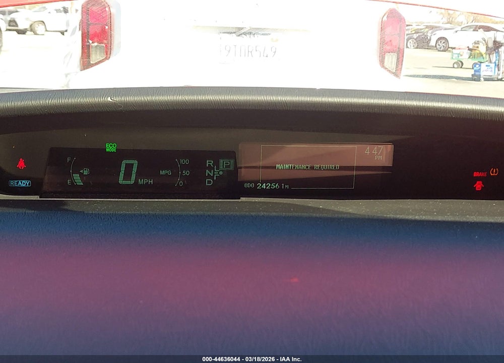 2012 TOYOTA PRIUS THREE VIN: JTDKN3DU5C1579817