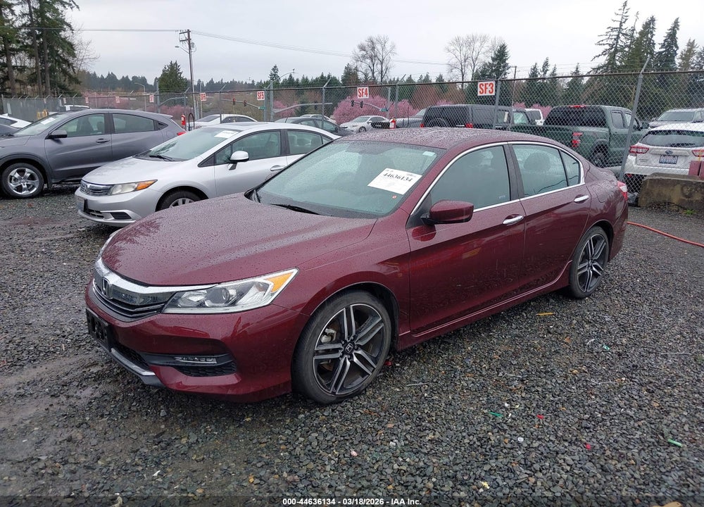 2016 HONDA ACCORD SPORT VIN: 1HGCR2F53GA227027