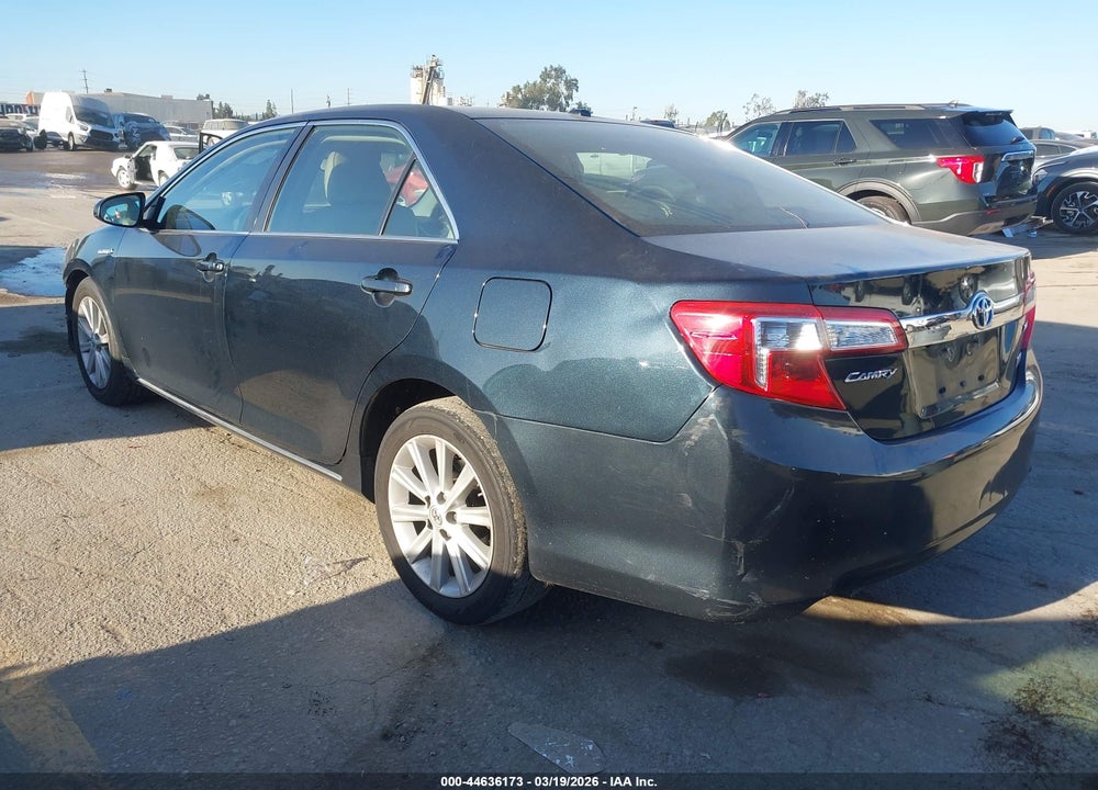 2014 TOYOTA CAMRY HYBRID XLE VIN: 4T1BD1FK4EU112047