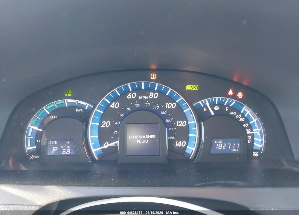 2014 TOYOTA CAMRY HYBRID XLE VIN: 4T1BD1FK4EU112047