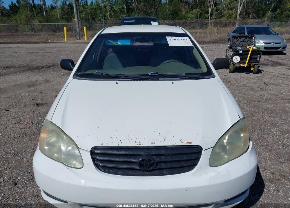 2003 TOYOTA COROLLA LE VIN: JTDBR32E730049323