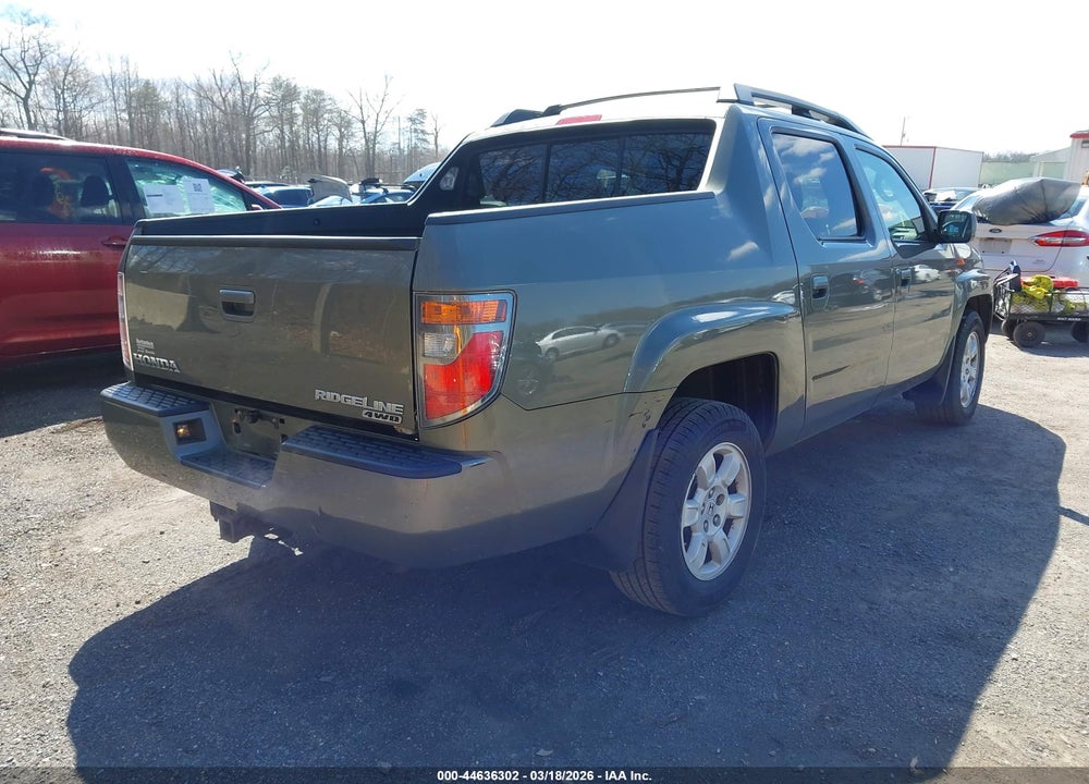 2007 HONDA RIDGELINE RTL VIN: 2HJYK16587H510989