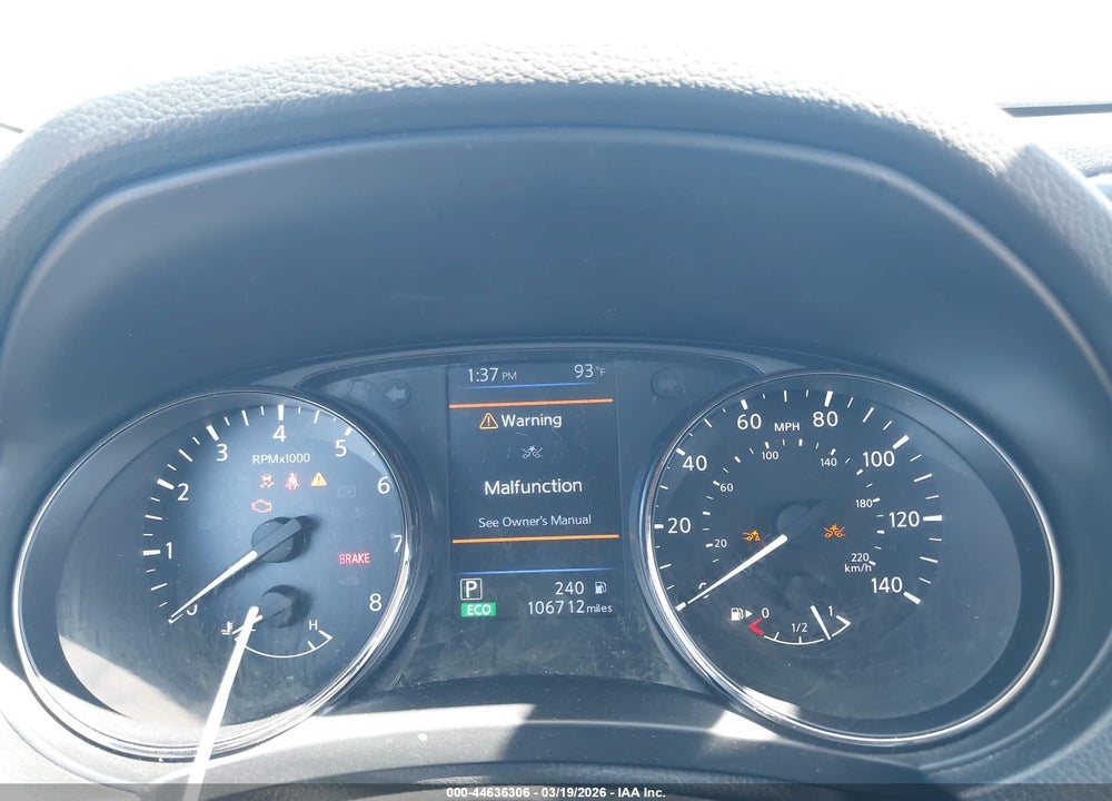 2019 NISSAN ROGUE SV VIN: JN8AT2MT2KW267561