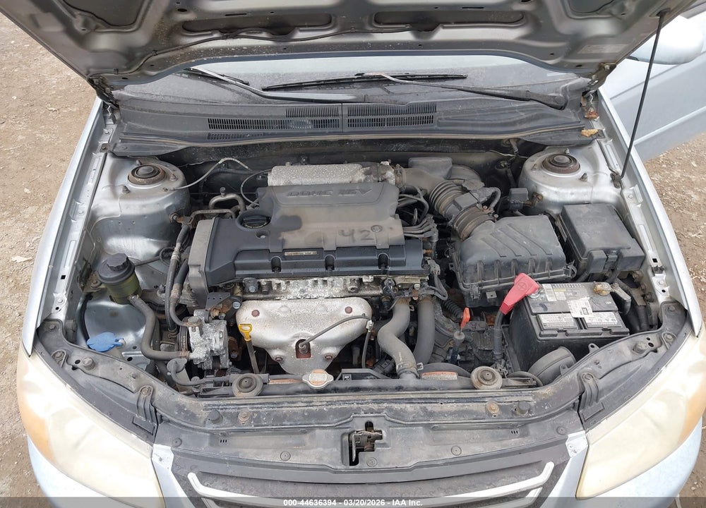 2008 KIA SPECTRA LX VIN: KNAFE122285574496