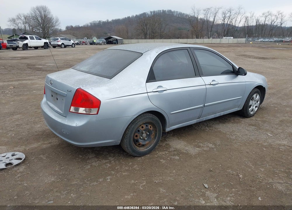 2008 KIA SPECTRA LX VIN: KNAFE122285574496