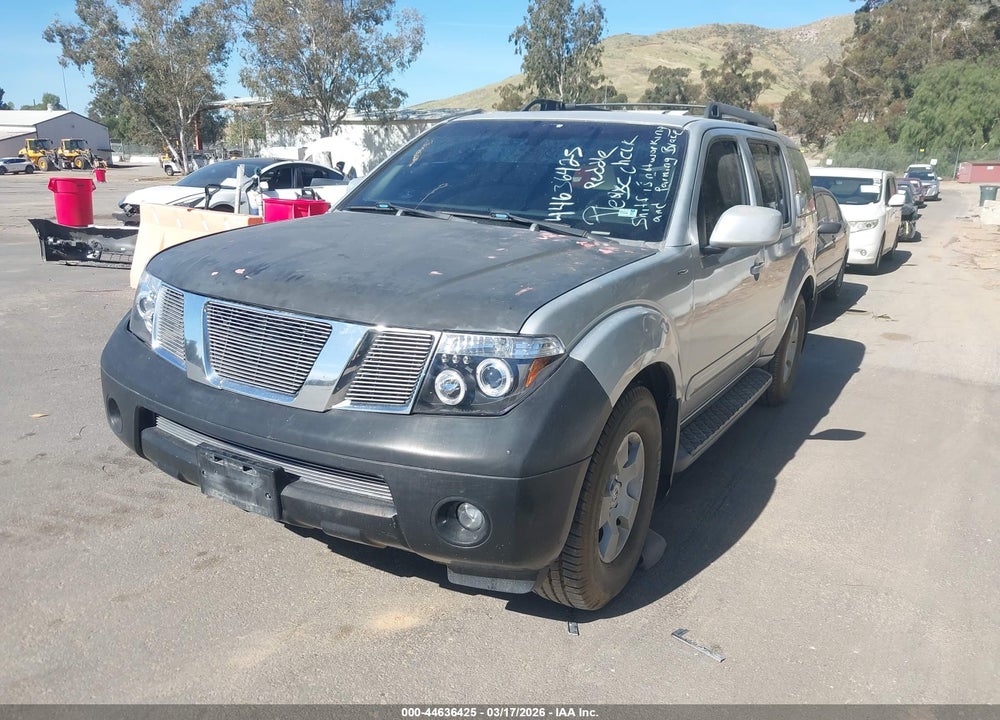 2006 NISSAN PATHFINDER SE VIN: 5N1AR18U46C623468