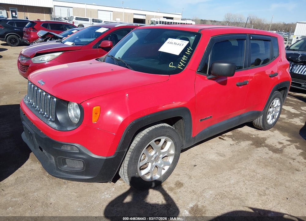 2018 JEEP RENEGADE SPORT FWD VIN: ZACCJAAB9JPH19680